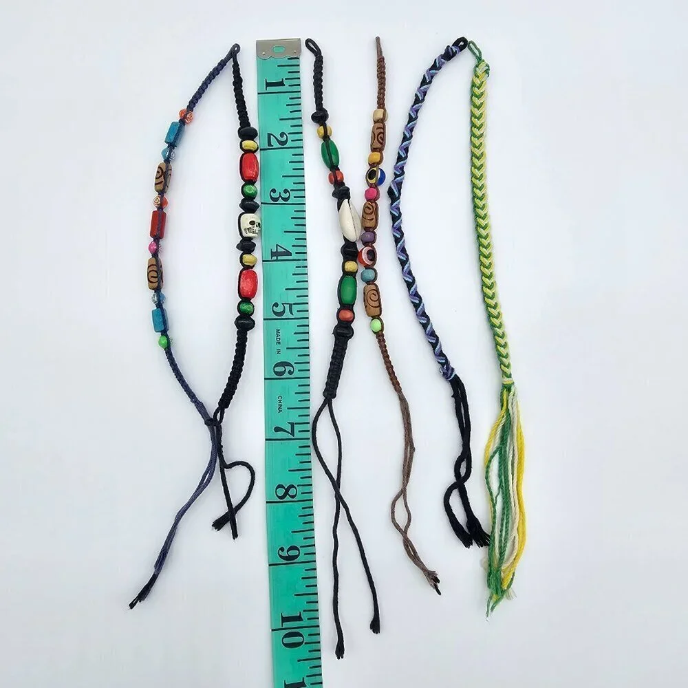 Handmade Rope Bracelets from Mexico (set 6) Multicolor - Picture 6 of 12